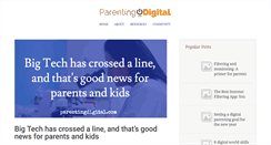 Desktop Screenshot of parentingdigital.com